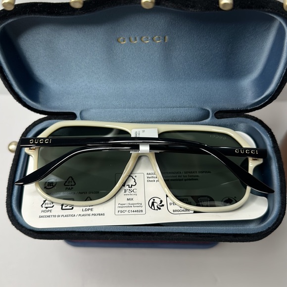 💯 - Authentic New Gucci GG0734S 004 62 Unisex Sunglasses - Picture 10 of 13